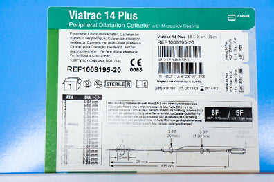 Abbott 1008195-20 Viatrac 14 Plus Peripheral Dilatation Cath. 5.5 x 20mm (x)